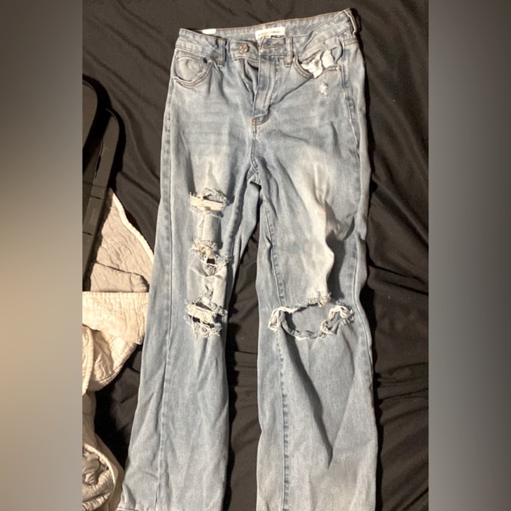 Adorable high rise jeans from almost famous make every outfit so cute!